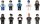 Klemmbaustein-Set Minifiguren 20 Stück