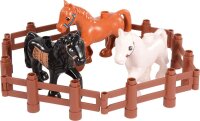 Klemmbaustein-Set Junior Zubehör Figuren Tiere und