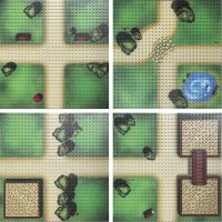 Klemmbaustein-Set Bauplatten 32x32 Noppen 4 Stück...