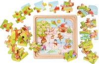 Lebenszyklen Puzzle Jahreszeiten