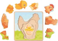 Lebenszyklen Puzzle Huhn