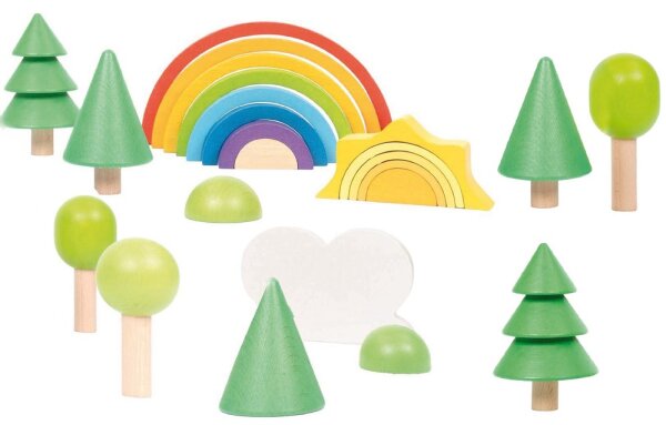 Regenbogenlandschaft Bausteine 22