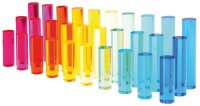 Acryl-Zylinder verschiedene Längen 30er Set 465