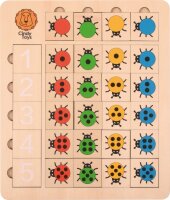Marienkäfer Zahlenpuzzle 392