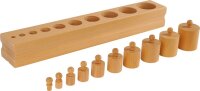 Montessori Block mit Zylindern Set 1 37