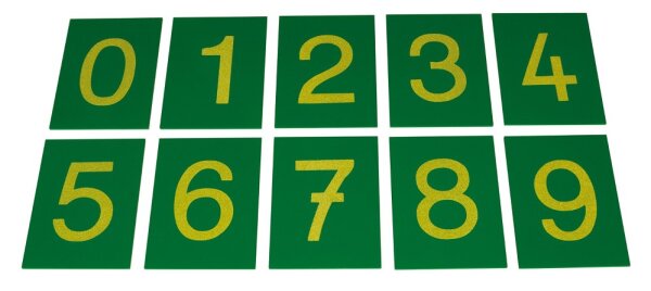 Montessori Sandpapier Ziffern 33