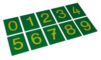 Montessori Sandpapier Ziffern
