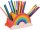 Regenbogen Stifte Box