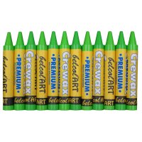 belcolART Crewax Premium 12 Wachsmalstifte hellgrü
