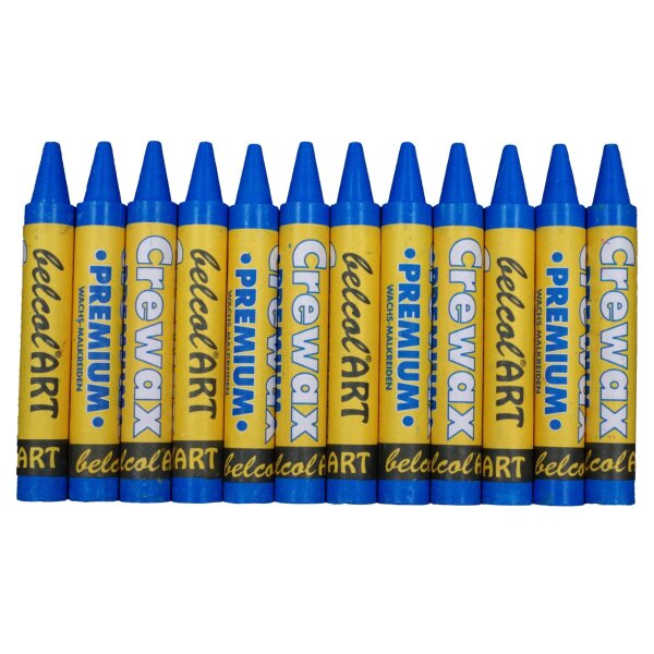 belcolART Crewax Premium 12 Wachsmalstifte hellbla