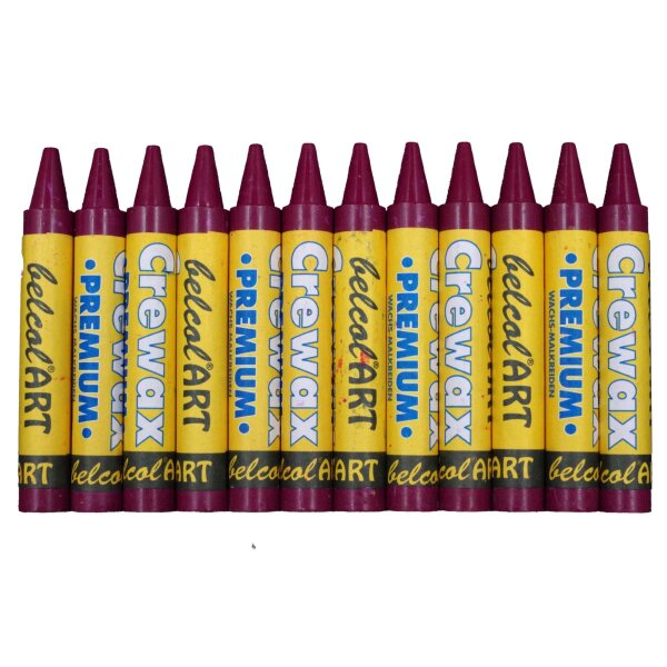belcolART Crewax Premium 12 Wachsmalstifte lila