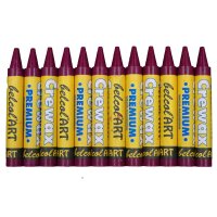 belcolART Crewax Premium 12 Wachsmalstifte lila