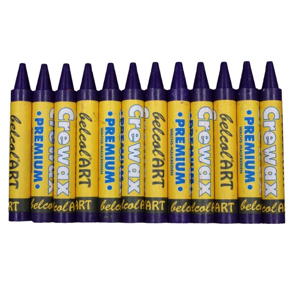 belcolART Crewax Premium 12 Wachsmalstifte violett