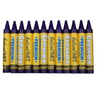 belcolART Crewax Premium 12 Wachsmalstifte violett