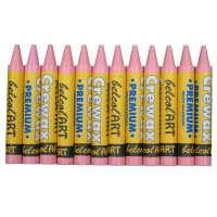 belcolART Crewax Premium 12 Wachsmalstifte rosa