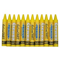 belcolART Crewax Premium 12 Wachsmalstifte gelb