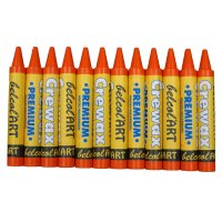 belcolART Crewax Premium 12 Wachsmalstifte orange