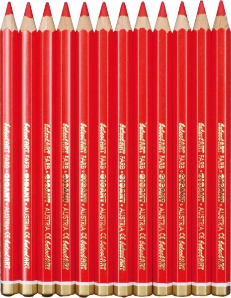 belcolART Farb Gigant 12 Stifte hellrot 382