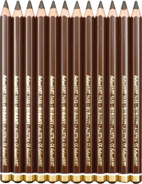 belcolART Farb Gigant 12 Stifte dunkelbraun 231