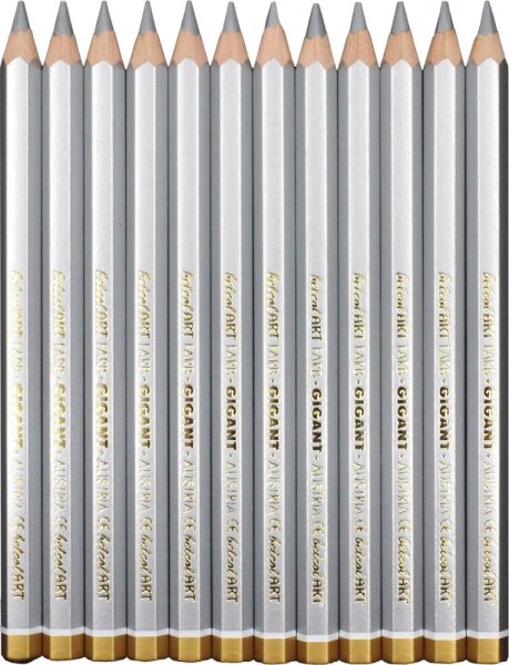 belcolART Farb Gigant 12 Stifte silber 260