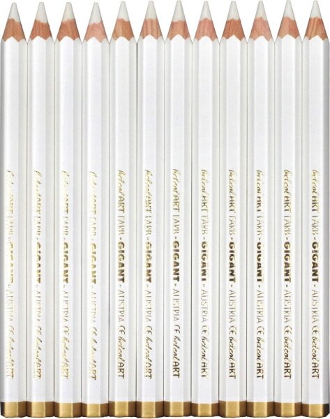 belcolART Farb Gigant 12 Stifte weiss 438