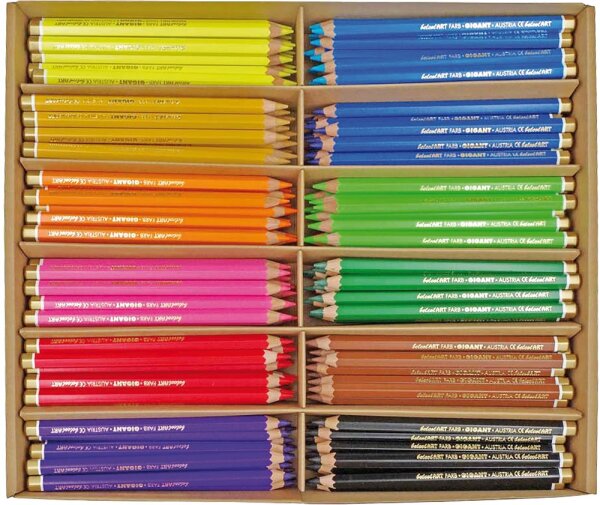 belcolART Farb Gigant Grundfarben 12 Farben 180 Stifte 695