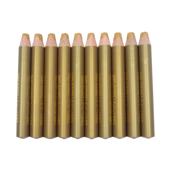 belcolART Farb Gigant 3in1 Buntstift 10 Stück gold 547
