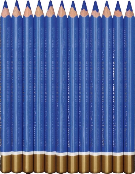 belcolART Farb Gigant Trigon 12 Stifte mittelblau 309