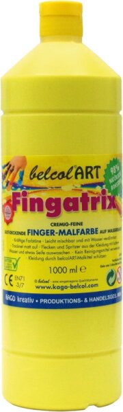 belcolART Fingatrix 1000ml gelb 820