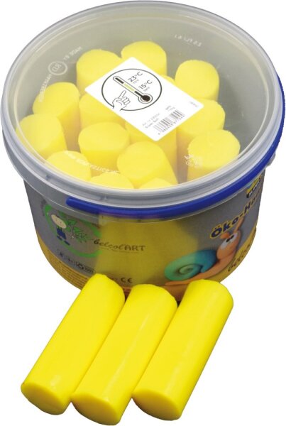 belcolART Öko-Handiplast SuperSoft 1750g im Eimer gelb 875
