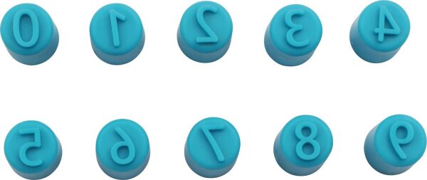 Fingerstempel Zahlen 0-9 783