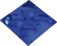 Gewölbter Spiegel blau