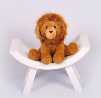 Gewichtstier Löwe Ludwig auf Stuhl
