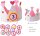 Krone pink mit Buttons