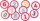 KRone mit pink mit Zahl 3