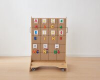 STEM Wandplatten Trolley mit Buchstaben