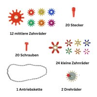 STEM Zubehör Zahnräder und Ketten 79-tlg