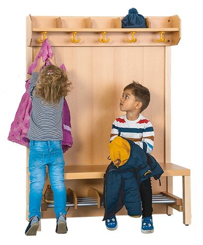 Komplettgarderobe Kindergarten