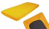 Jersey-Stretch Spannbetttuch orange 982