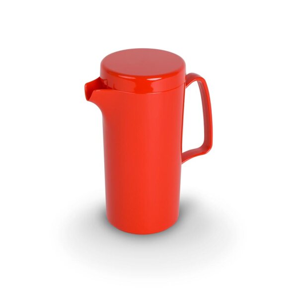 Kanne mit Deckel klein 0,6 l rot 410
