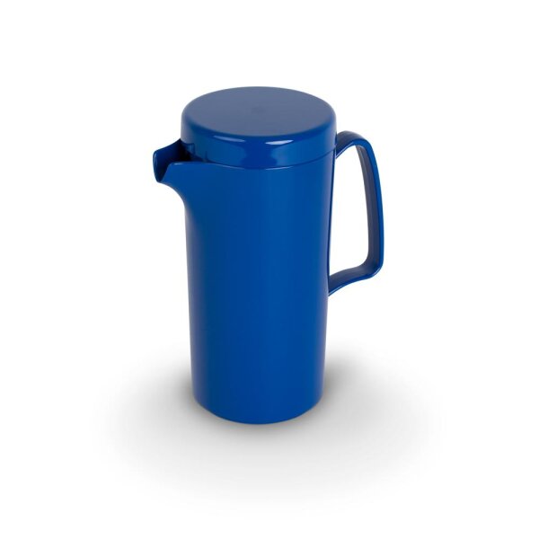 Kanne mit Deckel klein 0,6 l blau 746