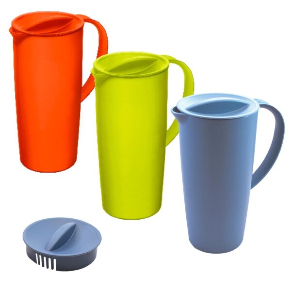 Kanne Caruba mit Deckel 1,2l alle Farben