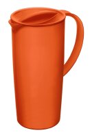 Kanne Caruba mit Deckel 1,2l papaya