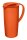 Kanne Caruba mit Deckel 1,2l papaya
