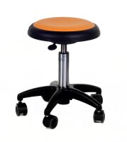 Rollhocker Midi ohne Rückenlehne blau