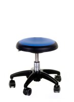 Rollhocker Maxi ohne Rückenlehne blau
