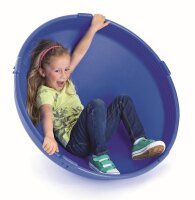 Spielkreisel blau mit Maedchen