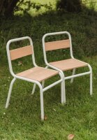 Outdoor Kindergarten-Stuhl, 2er Set