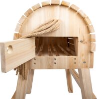 Holzpferd Detail Rückklappe