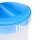 Kanne 2l - transparent, mit farbigem Deckel